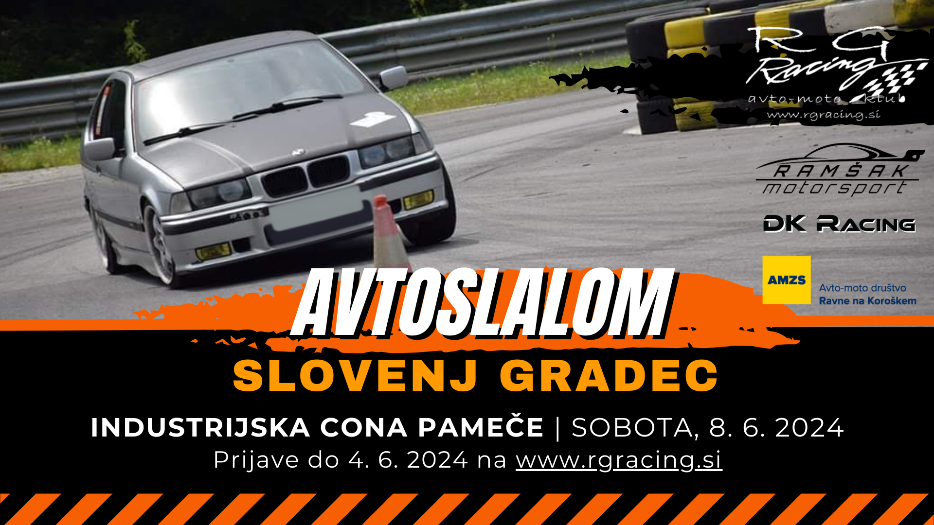 Plakat Avtoslalom Slovenj Gradec 2024